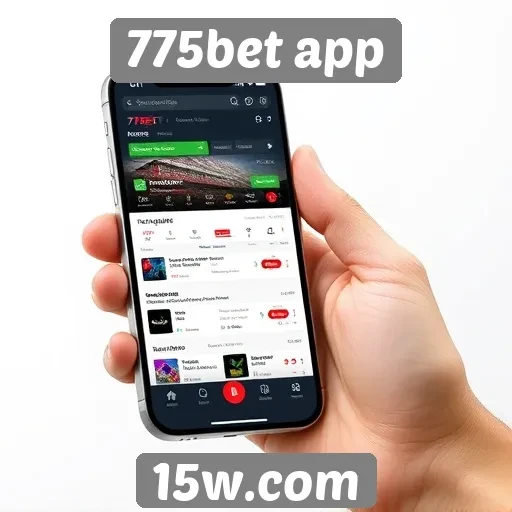Acessibilidade e interface do 775bet app