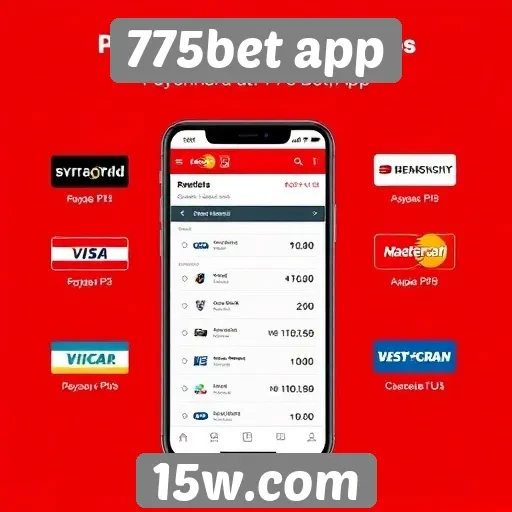 Métodos de pagamento oferecidos pelo 775bet app